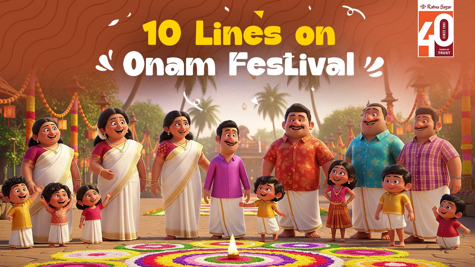 10 Lines and A Short Essay on Onam Festival